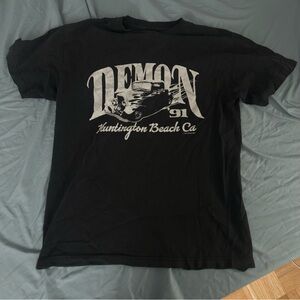 Vintage Black Short Sleeve Tee